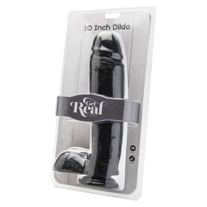 GET REAL - DILDO 25,5 CM MIT KUGELN SCHWARZ - Sexotim