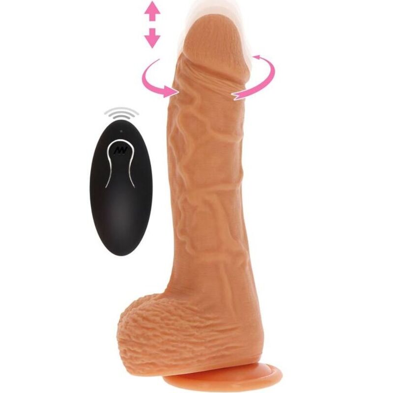 GET REAL - UP&DOWN ROTIERENDE VIBR-DILDO-HAUT - Sexotim