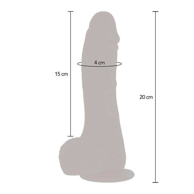 GET REAL - UP&DOWN ROTIERENDE VIBR-DILDO-HAUT - Sexotim