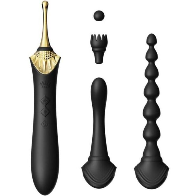 ZALO - BESS 2 CLITORAL MASSAGER BLACK - Sexotim