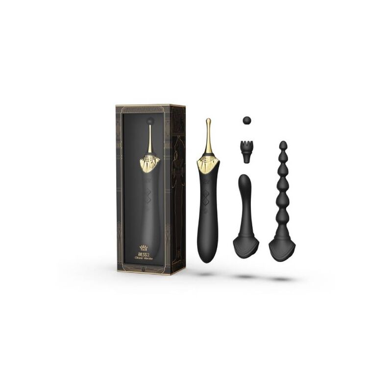 ZALO - BESS 2 CLITORAL MASSAGER BLACK - Sexotim