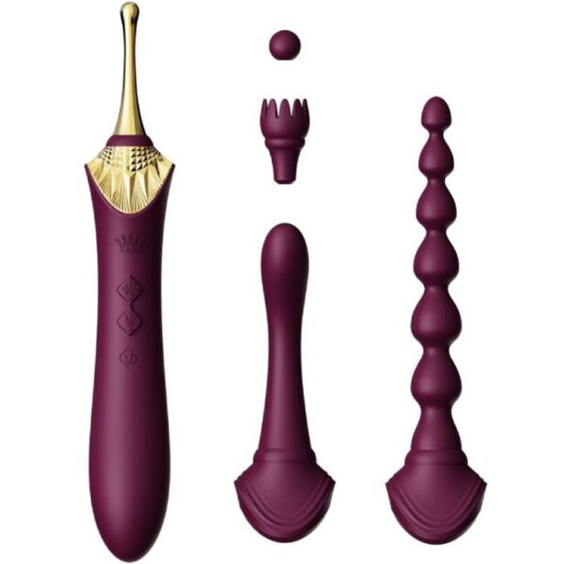 ZALO - BESS 2 CLITORAL MASSAGER PURPLE - Sexotim