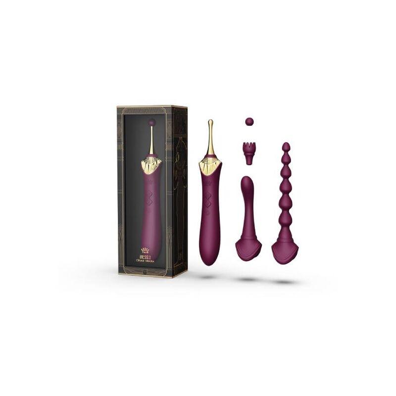 ZALO - BESS 2 CLITORAL MASSAGER PURPLE - Sexotim