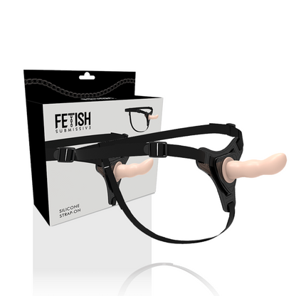 FETISH SUBMISSIVE HARNESS - FLEISCH-SILIKON-G-SPOT 12,5 CM - Sexotim