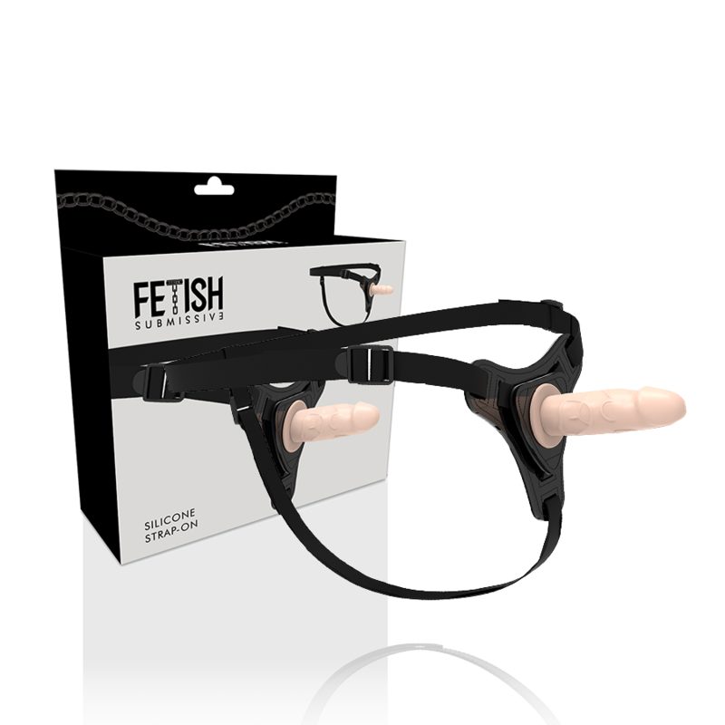 FETISH SUBMISSIVE HARNESS - FLEISCHREALISTISCHES SILIKON 12,5 CM - Sexotim