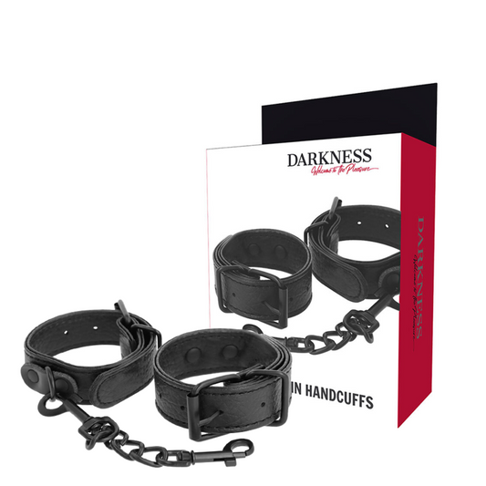 DARKNESS - BREITE, DÜNNE TEXTURIERTE HANDSCHELLEN - Sexotim
