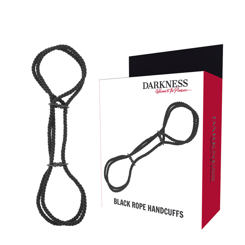 DARKNESS - HANDSCHELLEN ODER KNÖCHEL-HANDSCHELLEN AUS 100 % BAUMWOLLE - Sexotim