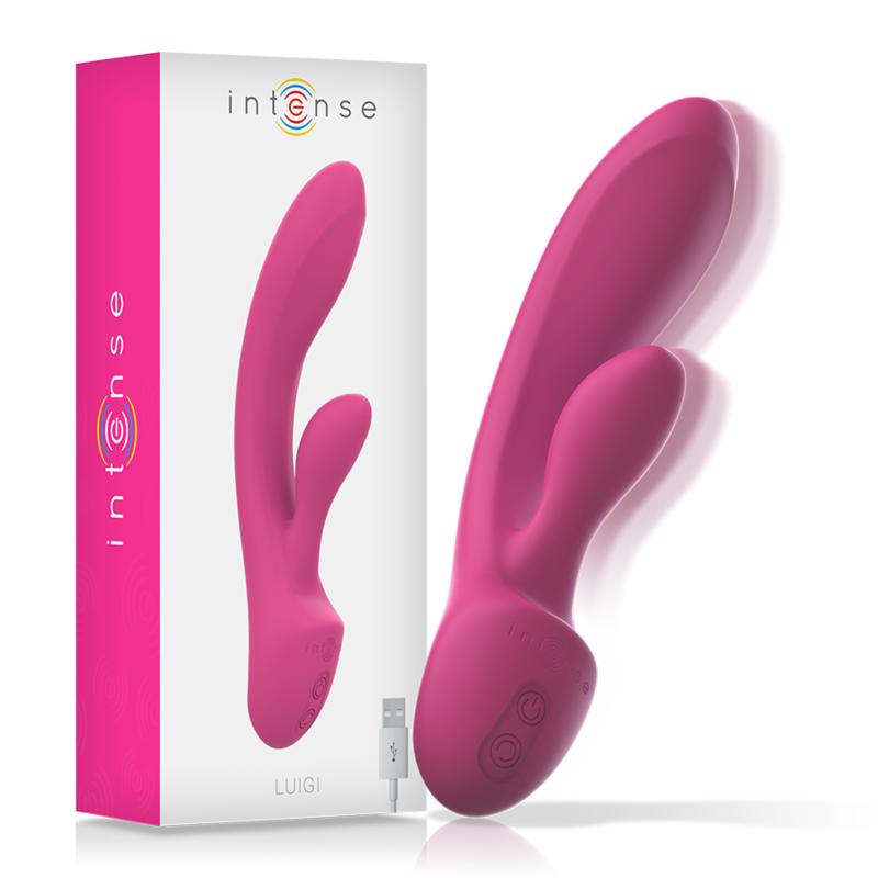 INTENSE - LUIGI RABBIT VIBRATOR ROSA FLÜSSIGES SILIKON - Sexotim