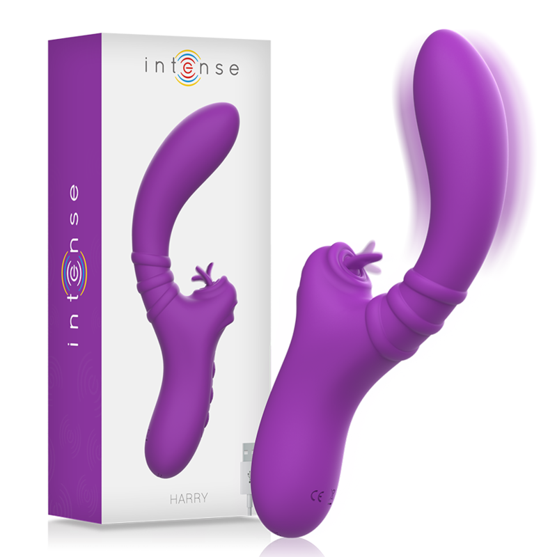 INTENSE - HARRY FLEXIBLER VIBRATOR MIT LILA ZUNGE - Sexotim