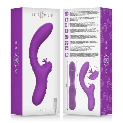 INTENSE - HARRY FLEXIBLER VIBRATOR MIT LILA ZUNGE - Sexotim