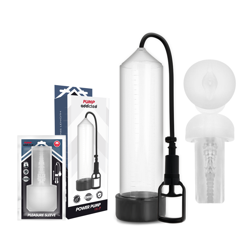 PUMP ADDICTED - RX7 TRANSPARENT MIT MASTURBATOR - Sexotim