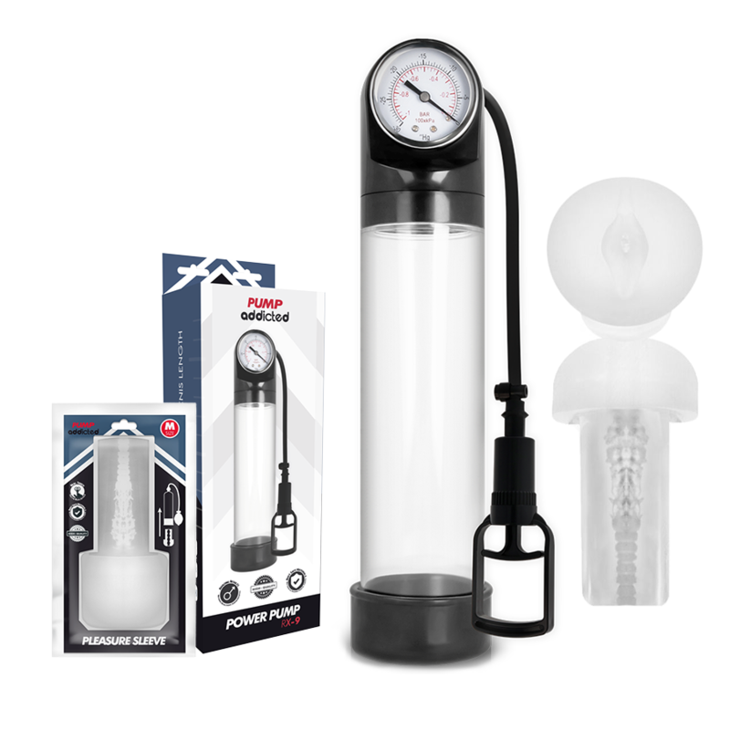 PUMP ADDICTED - RX9 TRANSPARENT MIT MASTURBATOR - Sexotim