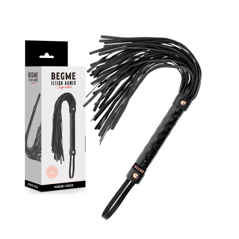 BEGME - BLACK EDITION VEGANER LEDER FLOGGER - Sexotim