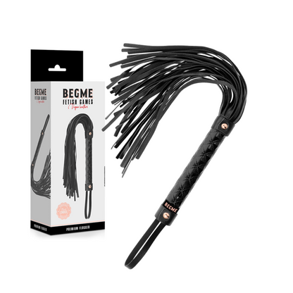 BEGME - BLACK EDITION VEGANER LEDER FLOGGER - Sexotim