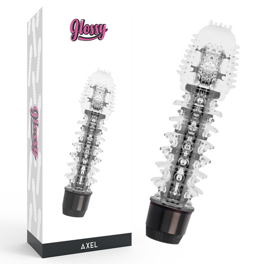 GLOSSY - AXEL BLACK VIBRATOR - Sexotim