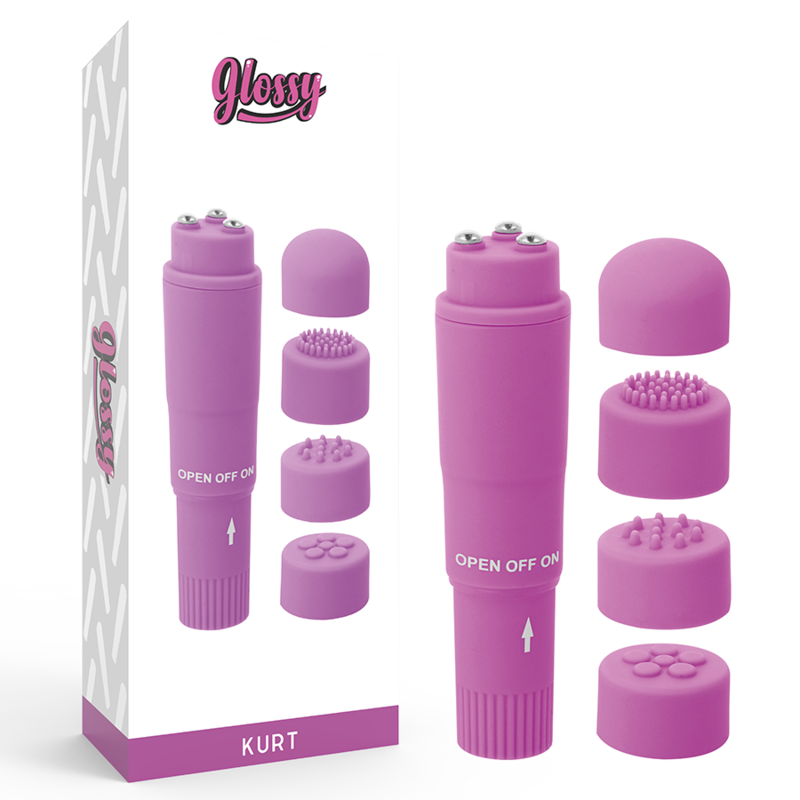 GLOSSY - KURT POCKET MASSAGER LILA - Sexotim