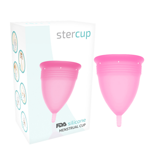 STERCUP - FDA SILIKON-MENSTRUALCUP ROSA - GRÖSSE S - Sexotim