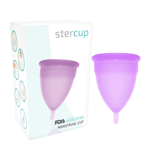 STERCUP - FDA SILIKON-MENSTRUALCUP FLIEDER - GRÖSSE S - Sexotim