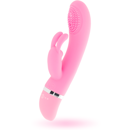 INTENSE - SUSY OSZILLIERENDER VIBRATOR AUS SILIKON KANINCHEN ROSA - Sexotim