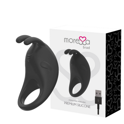 MORESSA - BRAD PREMIUM SILIKON WIEDERAUFLADBAR SCHWARZ - Sexotim