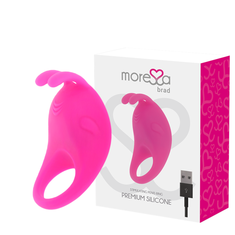 MORESSA - BRAD PREMIUM SILIKON WIEDERAUFLADBAR ROSA - Sexotim