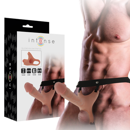 INTENSE - HOHLGESCHIRR MIT SILIKON-DILDO 16 X 3,5 CM - Sexotim