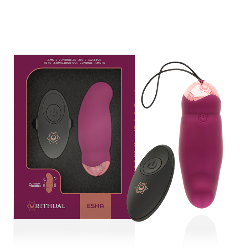 RITHUAL - ESHA EGG FERNBEDIENUNGSSYSTEM ROTATION + VIBRATION - Sexotim