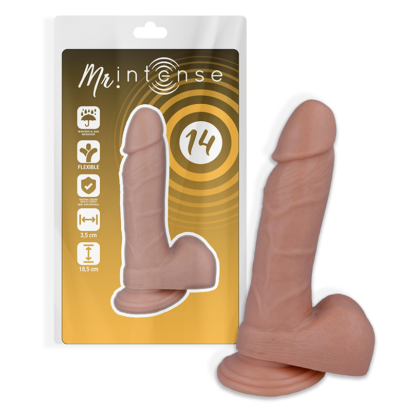 MR INTENSE - 14 REALISTISCHER PENIS 18.5 CM -O- 3.8 CM - Sexotim