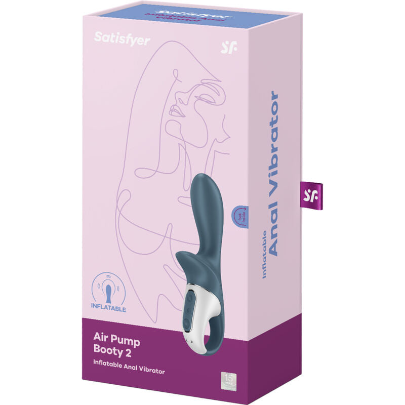 SATISFYER - LUFTPUMPE BOOTY 2 DUNKELGRAU - Sexotim