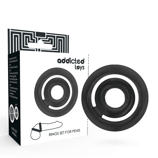 ADDICTED TOYS - POTENZ-C-RING PENIS SCHWARZ - Sexotim
