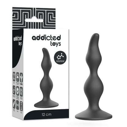 ADDICTED TOYS - ANAL SEXUELLER PLUG 12 CM SCHWARZ - Sexotim