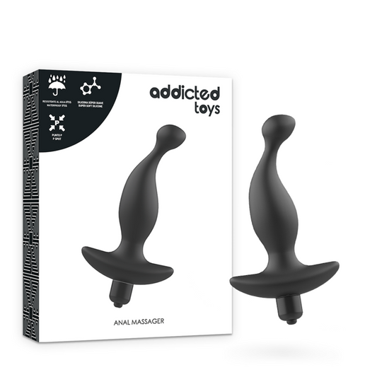 ADDICTED TOYS - ANALMASSAGER MIT SCHWARZER VIBRATIONMODELL 1 - Sexotim