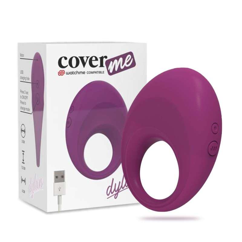 COVERME - WIEDERAUFLADBARER RING VON DYLAN, KOMPATIBEL MIT DER DRAHTLOSEN WATCHME-TECHNOLOGIE - Sexotim