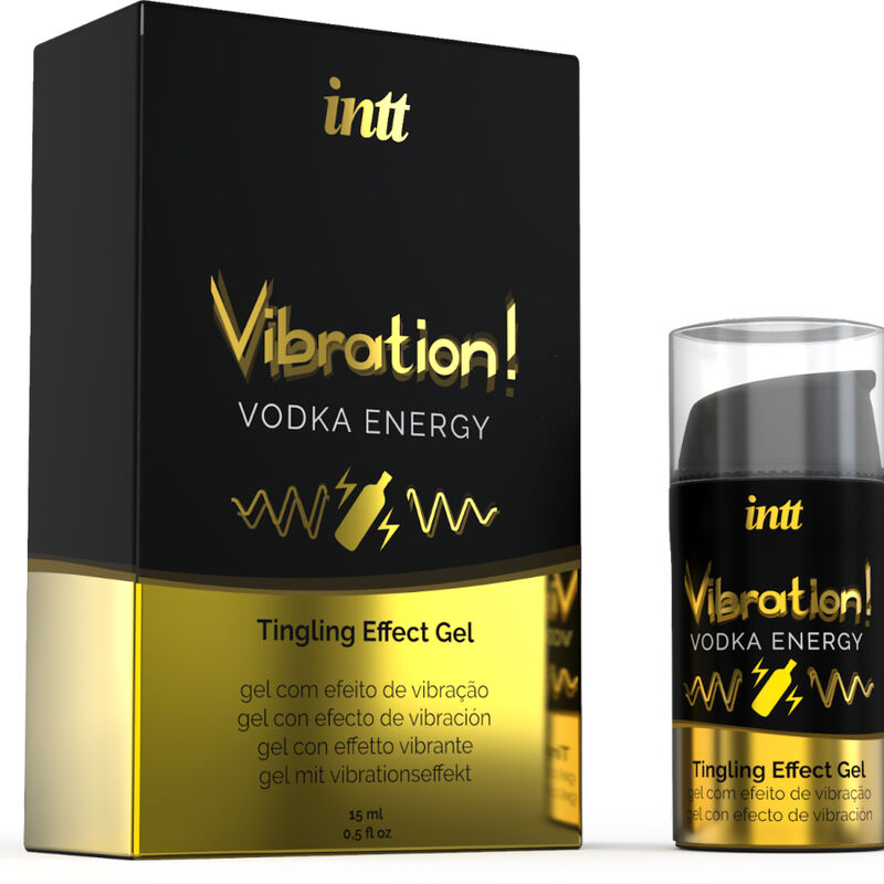 INTT - KRAFTVOLLES INTIMSTIMULIERENDES FLÜSSIGES VIBRATIONSGEL VODKA 15ML - Sexotim