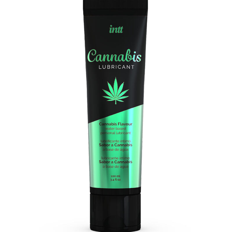 INTT LUBRICANTS - WASSERBASIERTES INTIMGLEITMITTEL MIT CANNABIS-GESCHMACK - Sexotim