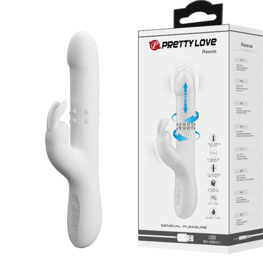 PRETTY LOVE - REESE VIBRATOR MIT SILBERNE ROTATION - Sexotim