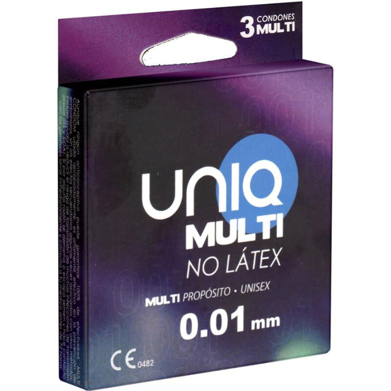 UNIQ - MULTI LATEXFREIE KONDOME 3 EINHEITEN - Sexotim