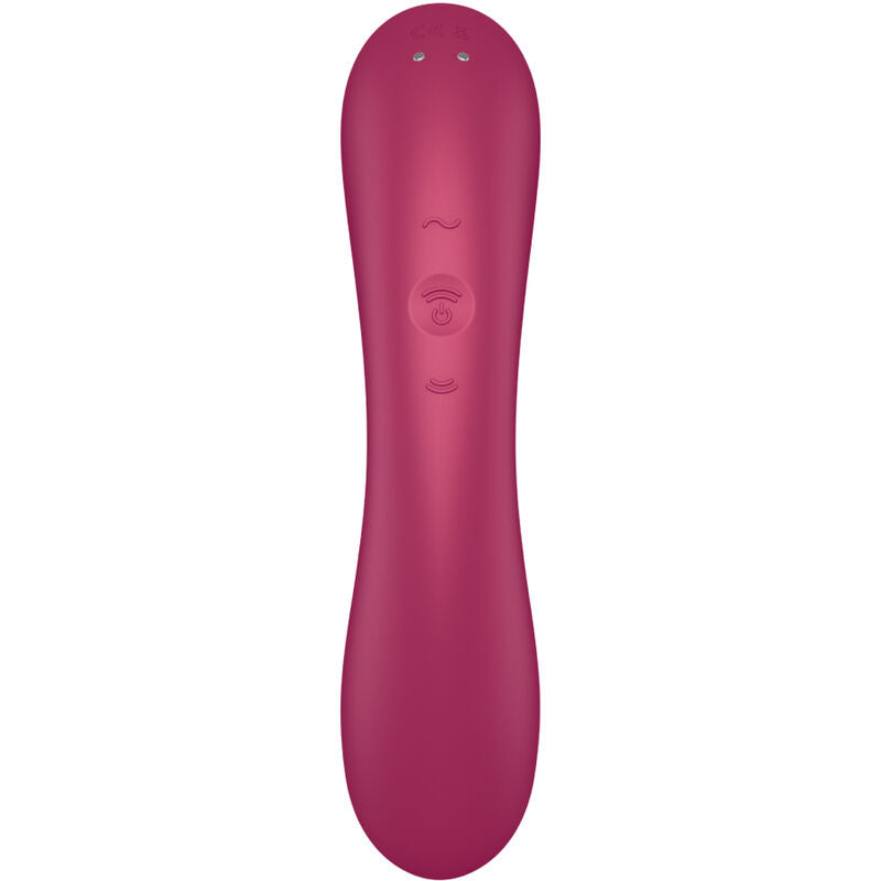 SATISFYER - CURVE TRINITY 1 AIR PULSE VIBRATION RED - Sexotim