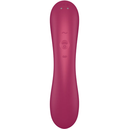 SATISFYER - CURVE TRINITY 1 AIR PULSE VIBRATION RED - Sexotim