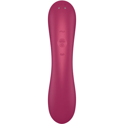 SATISFYER - CURVE TRINITY 1 AIR PULSE VIBRATION ROSA / GRAU - Sexotim