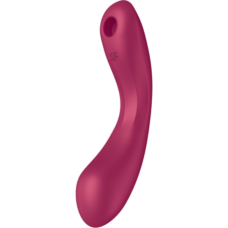 SATISFYER - CURVE TRINITY 1 AIR PULSE VIBRATION RED - Sexotim