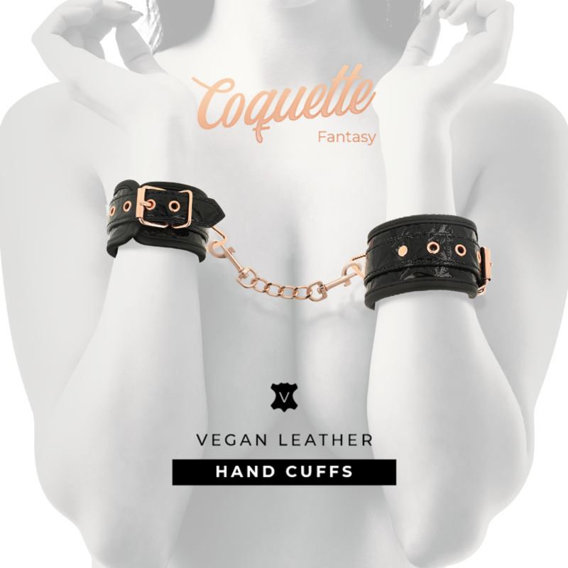 COQUETTE CHIC DESIRE - HANDSCHELLEN DER BLACK EDITION MIT NEOPRENFUTTER - Sexotim