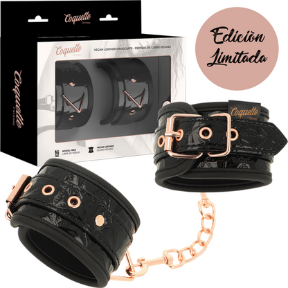 COQUETTE CHIC DESIRE - HANDSCHELLEN DER BLACK EDITION MIT NEOPRENFUTTER - Sexotim