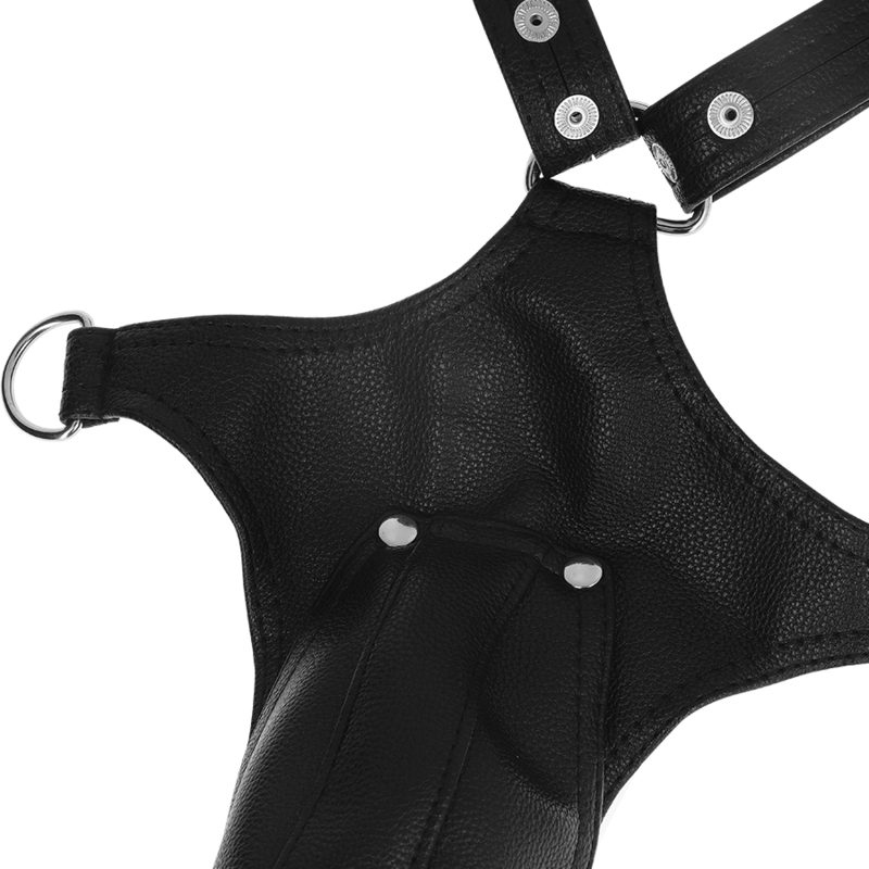 FETISH SUBMISSIVE ATTITUDE - JOCKSTRAP-GURT FÜR HERREN AUS ÖKO-LEDER - Sexotim