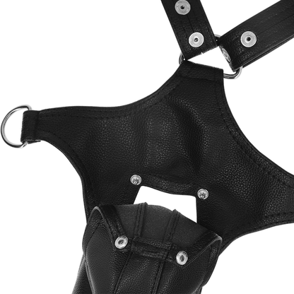 FETISH SUBMISSIVE ATTITUDE - JOCKSTRAP-GURT FÜR HERREN AUS ÖKO-LEDER - Sexotim