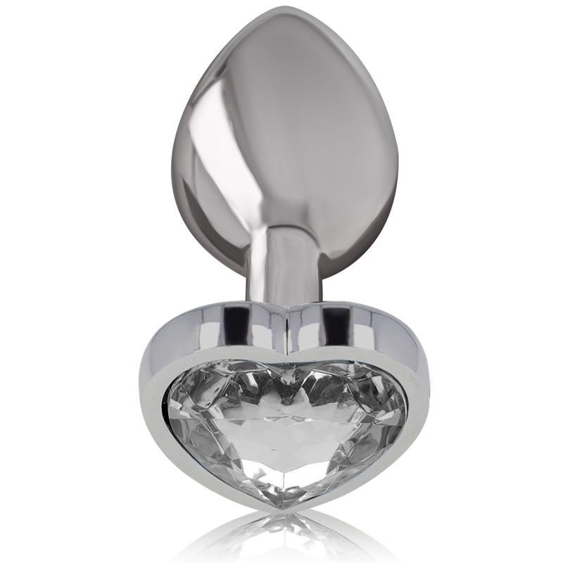 INTENSE - WHITE HEART ALUMINIUM METALL ANAL PLUG GRÖSSE S - Sexotim