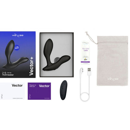 WE-VIBE - VECTOR+ SCHWARZES PROSTATAMASSAGER - Sexotim