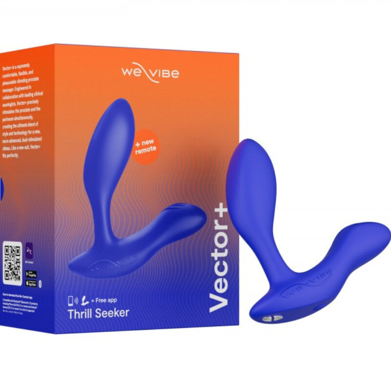 WE-VIBE - VECTOR+ BLAUES PROSTATAMASSAGER - Sexotim