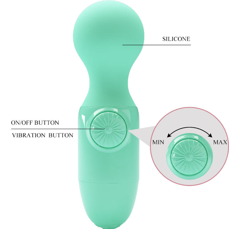 PRETTY LOVE - GRÜNES MINI-PERSÖNLICHES MASSAGER - Sexotim