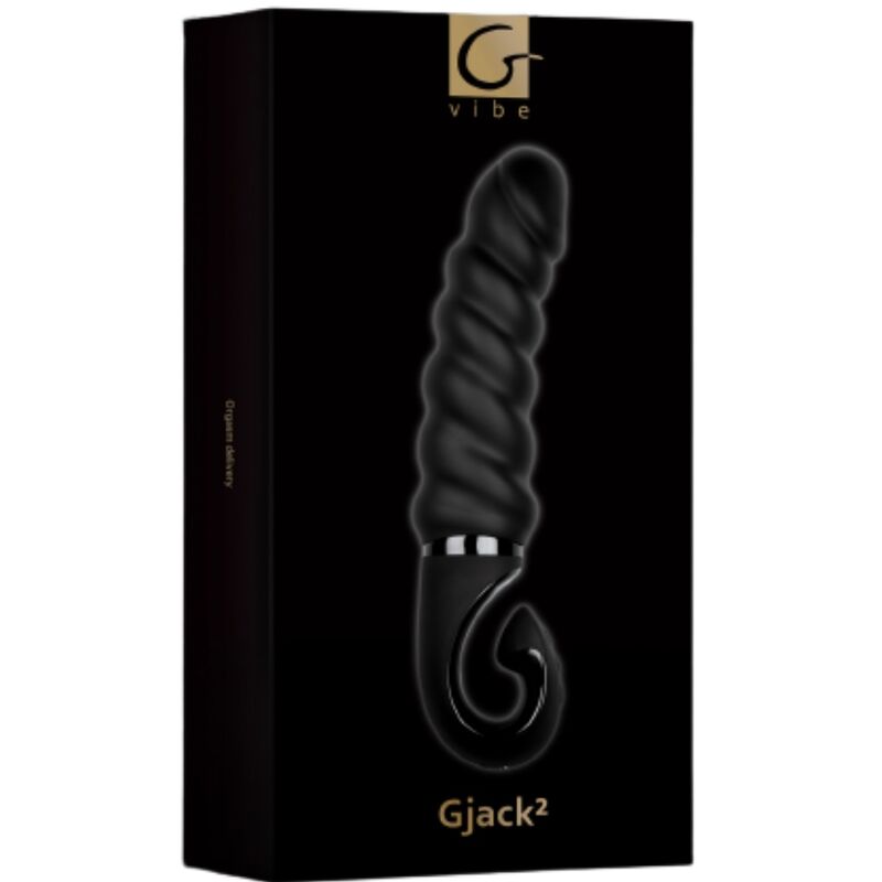 G-VIBE - G-JACK 2 - SCHWARZER VIBRIERENDER DILDO - Sexotim